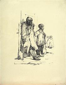 Old Beggar - Nicolas Toussaint Charlet