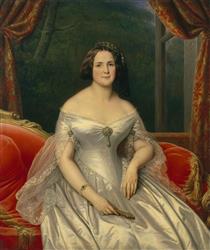 Portrait of Anna Benardaki - Charles de Steuben