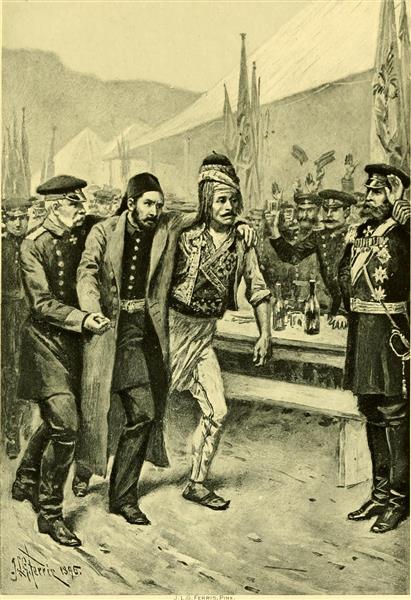 Osman Pasha Brought to Skobelev in Plevna, 1895 - Jean Leon Gerome Ferris