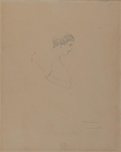Classical Male Bust in Profile - Vincenzo Camuccini