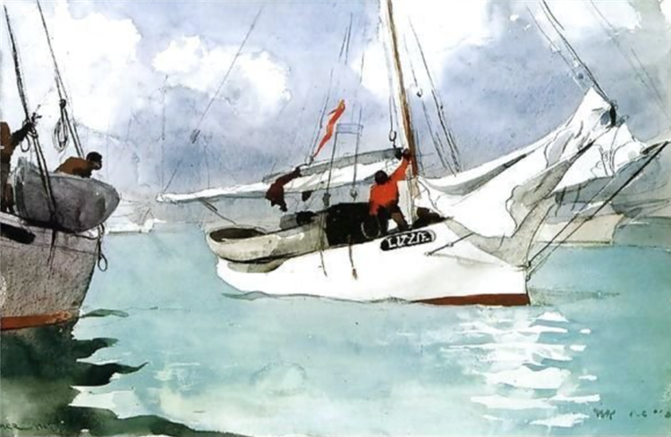 Fishing Boats, Key West - Winslow Homer