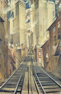 The Soul of the Soulless City ('New York   An Abstraction') - C. R. W. Nevinson