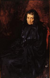 Doña Josefa Alda Moliner, madre del pintor - José Garnelo