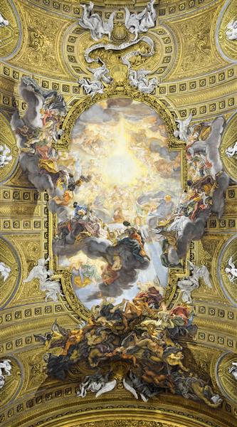 Triumph of the Name of Jesus, 1661 - 1679 - Giovanni Battista Gaulli