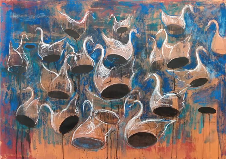 Cisnes Huecos #25, 2020 - Enrique Silvestre