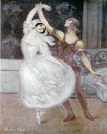 Vaslav Nijinsky Et Tamara Karsavina Dans « Spectre De La Rose » De Carl Maria Von Weber - Валентина Гюго