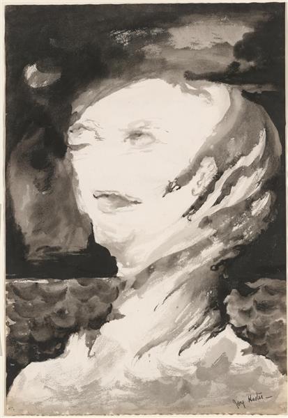 Mujer y el mar, c.1955 - c.1956 - Joy Hester