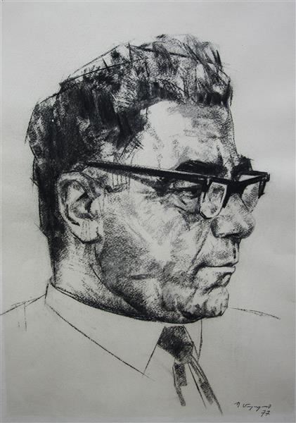 Academic Hambartsumian Portrait, 1977 - Petros Malayan