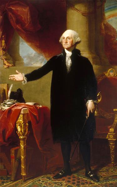 George Washington (The Landsdowne Portrait), 1796 - Gilbert Stuart