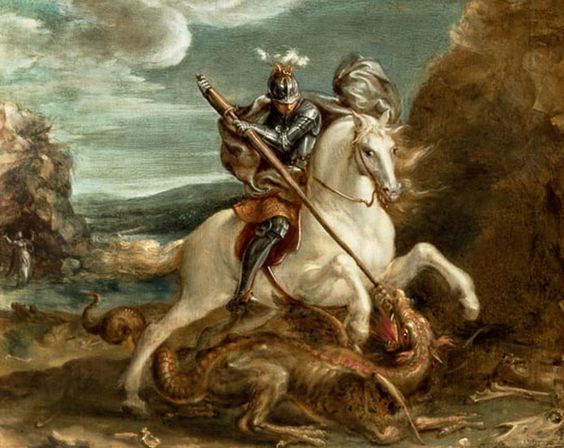St. George Slaying the Dragon - Hans von Aachen