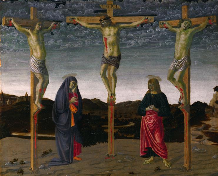 The Crucifixion, c.1471 - Francesco Botticini