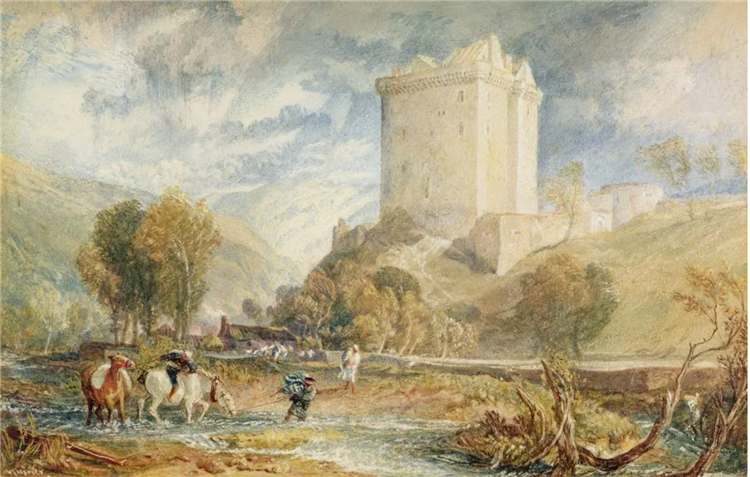 Borthwick Castle, 1818 - J.M.W. Turner