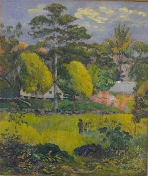 Paysage, Ou Promenade Familiale, 1901 - Paul Gauguin