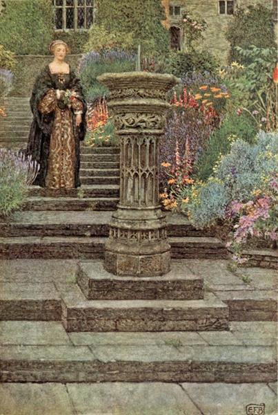 Like to those garden-glories which here be, 1920 - Eleanor Fortescue-Brickdale