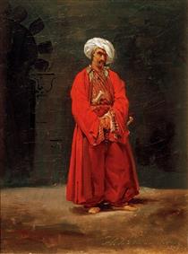 A Man in Oriental Costume - Horace Vernet