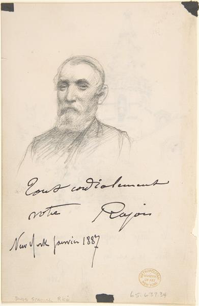 Portrait of Man, 1887 - Martín Rico