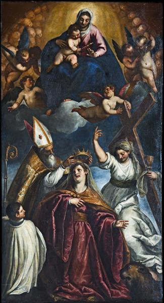 La Virgine assunta assiste alla incoronazione di Venezia fatta dal vescovo San Magno, c.1628 - Palma il Giovane