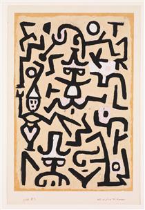 Comedians' Handbill - Paul Klee