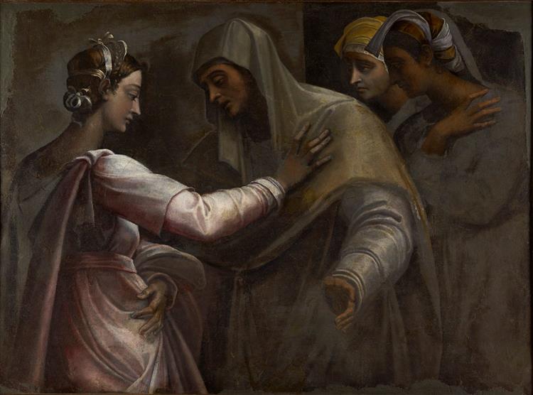 Visitation (detail), c.1540 - Sebastiano del Piombo