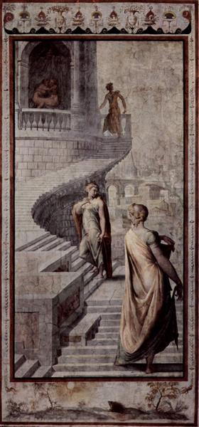 Bathseba Begibt Sich Zu David, 1552 - 1554 - Francesco de' Rossi (Francesco Salviati), "Cecchino"