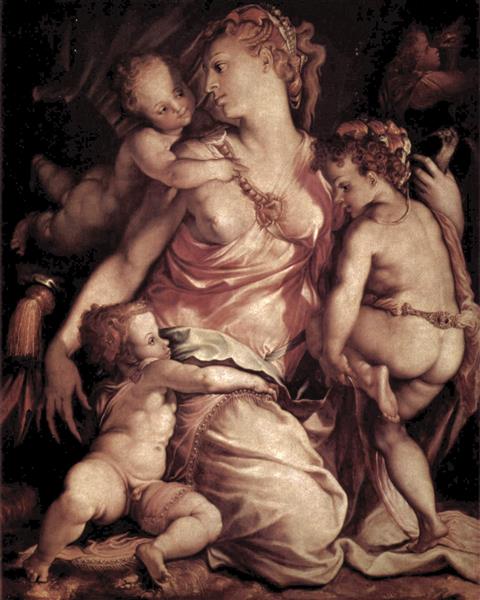 Caritas, 1558 - Francesco de' Rossi (Francesco Salviati), "Cecchino"