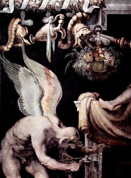L'ange De La Justice (detail), 1552 - 1554 - Francesco de' Rossi (Francesco Salviati), "Cecchino"