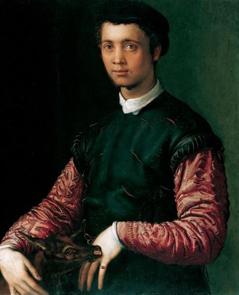 Portrait of a Young Man, 1548 - Francesco de' Rossi (Francesco Salviati), "Cecchino"