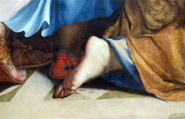 The Incredulity of St Thomas (detail), c.1543 - c.1547 - Francesco de' Rossi (Francesco Salviati), "Cecchino"