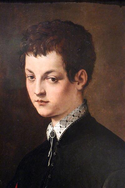 Portrait of a young man, 1545 - Francesco de' Rossi (Francesco Salviati), "Cecchino"