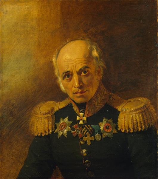 Portrait of Panteleimon Ye. Benardos, c.1825 - Джордж Доу
