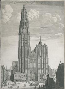 Cathedral of Our Lady of Antwerp - Вацлав Холлар