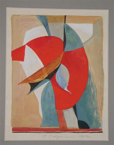 Composition (abstract), 1962 - Hryhorii Havrylenko
