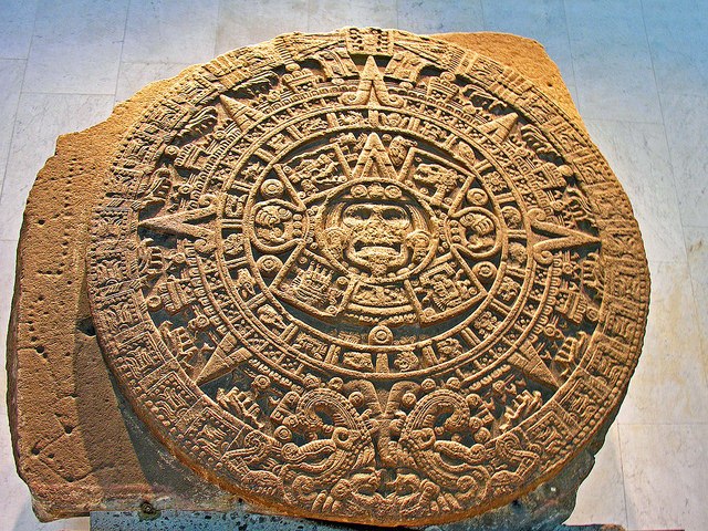 Aztec Sun Stone (Calendar Stone), c.1427 - 阿茲特克藝術
