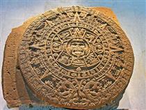 Aztec Sun Stone (Calendar Stone) - Aztec Art