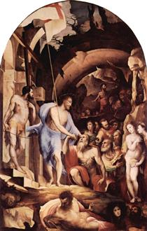 Christ in Limbo - Domenico di Pace Beccafumi