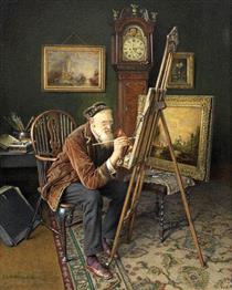 The Old Copyist - Charles Spencelayh