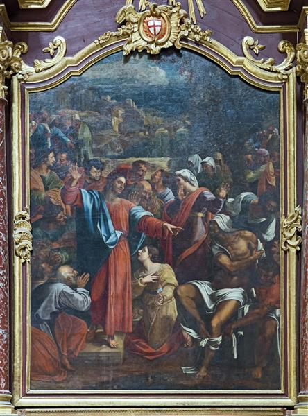 The Resurrection of Lazarus - Charles-Andre van Loo (Carle van Loo)