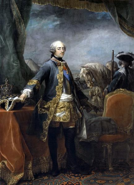 Louis XV, King of France, 1748 - Шарль Андре Ван Лоо