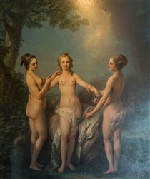 The Three Graces - Charles-André van Loo