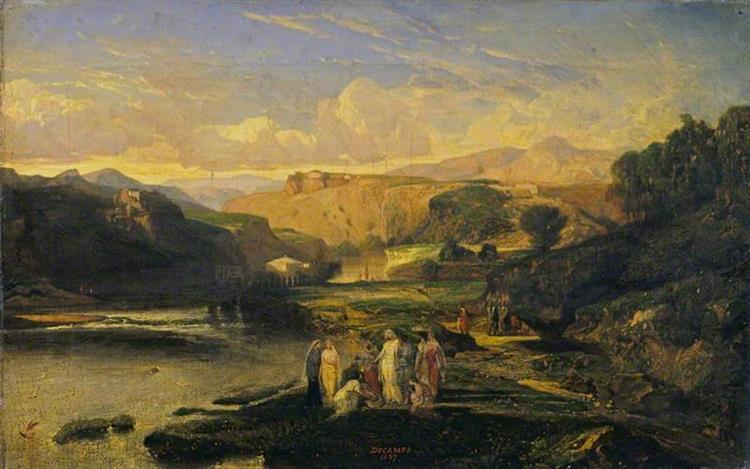 The Finding of Moses, 1837 - Александр-Габриэль Декан