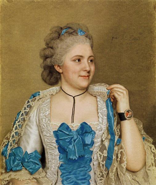 Portrait of Julie De Thellusson-Ployard, 1760 - Jean-Étienne Liotard
