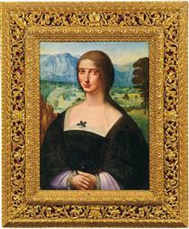 Portrait of unknown lady - Франческо Мельци