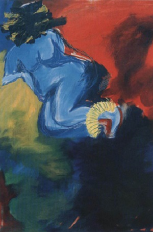 The Blue Woman, 1982 - Houria Niati