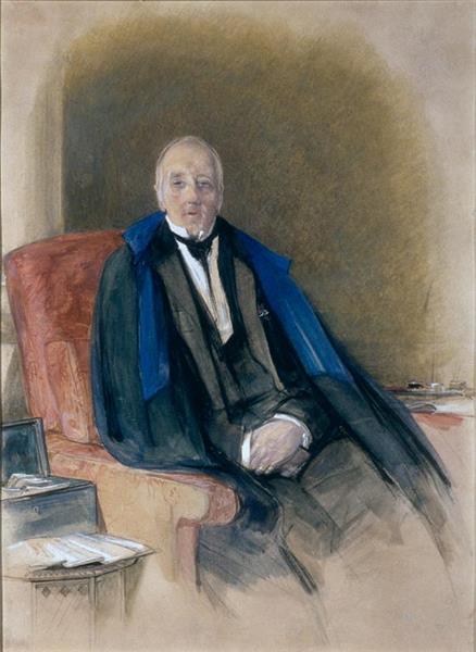 Portrait of John Ponsonby, 1st Viscount Ponsonby, 1840 - 1841 - John Frederick Lewis