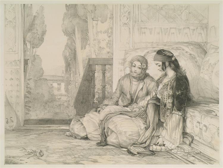 Interior of the Harem, 1838 - John Frederick Lewis