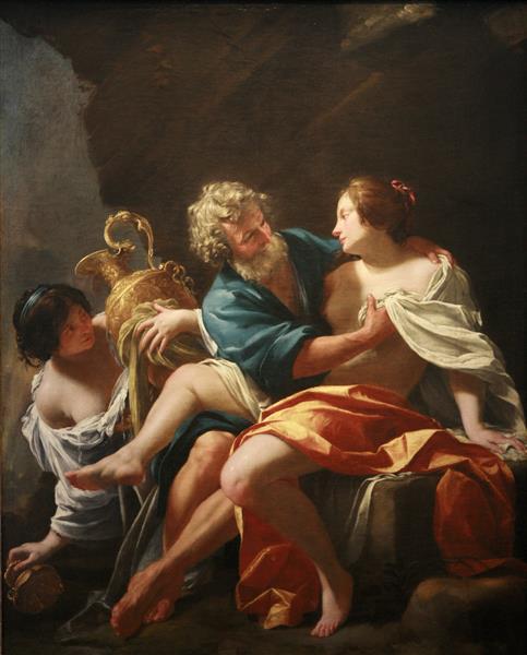 Lot and his Daughters, 1633 - Сімон Вуе