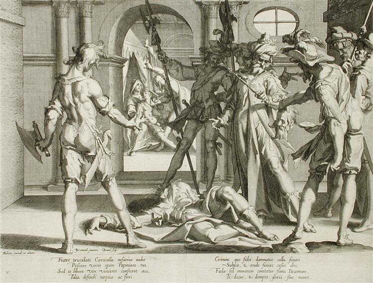 Beheading of the Roman Judge Papinian, 1607 - Willem van Swanenburg
