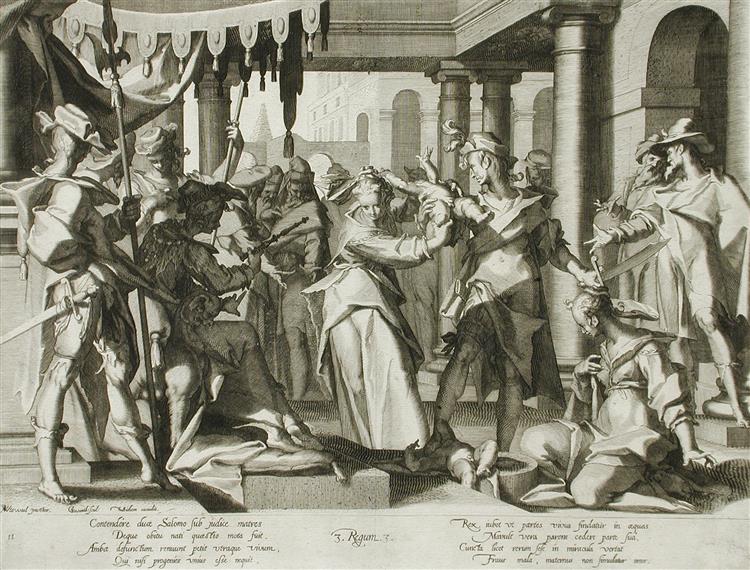 Judgment of Solomon, 1607 - Willem van Swanenburg