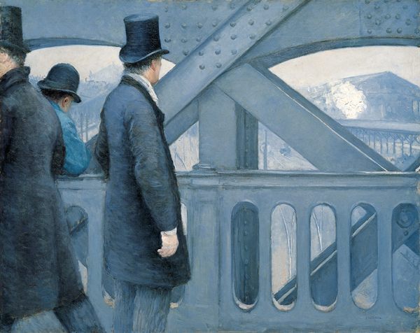 Sur le Pont de l'Europe, 1876 - 1877 - Gustave Caillebotte