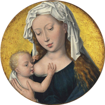 The Virgin Mary Nursing the Christ Child - Ганс Мемлінг